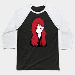 Portrait girl Baseball T-Shirt